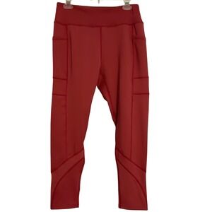 Fitkicks XL Womens Activewear Cropped Leggings with Pockets‎ Workout Gym EUC